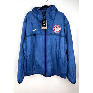 Nike ACG Team USA Olympic Therma-Fit ADV Jacket Blue Size XL DH1596-476 New